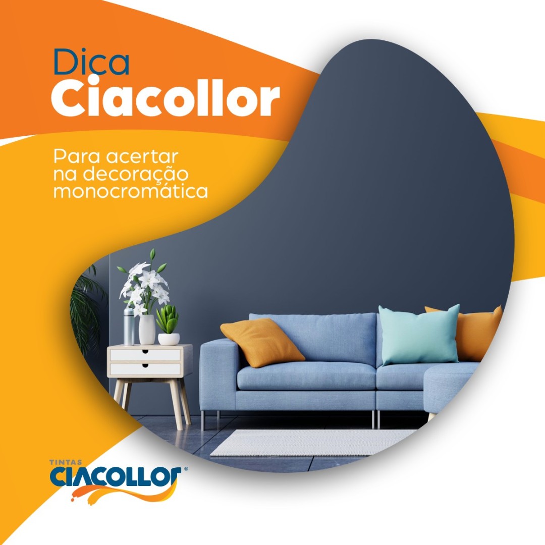 DICA: PARA ACERTAR NA DECORAÇÃO MONOCROMÁTICA