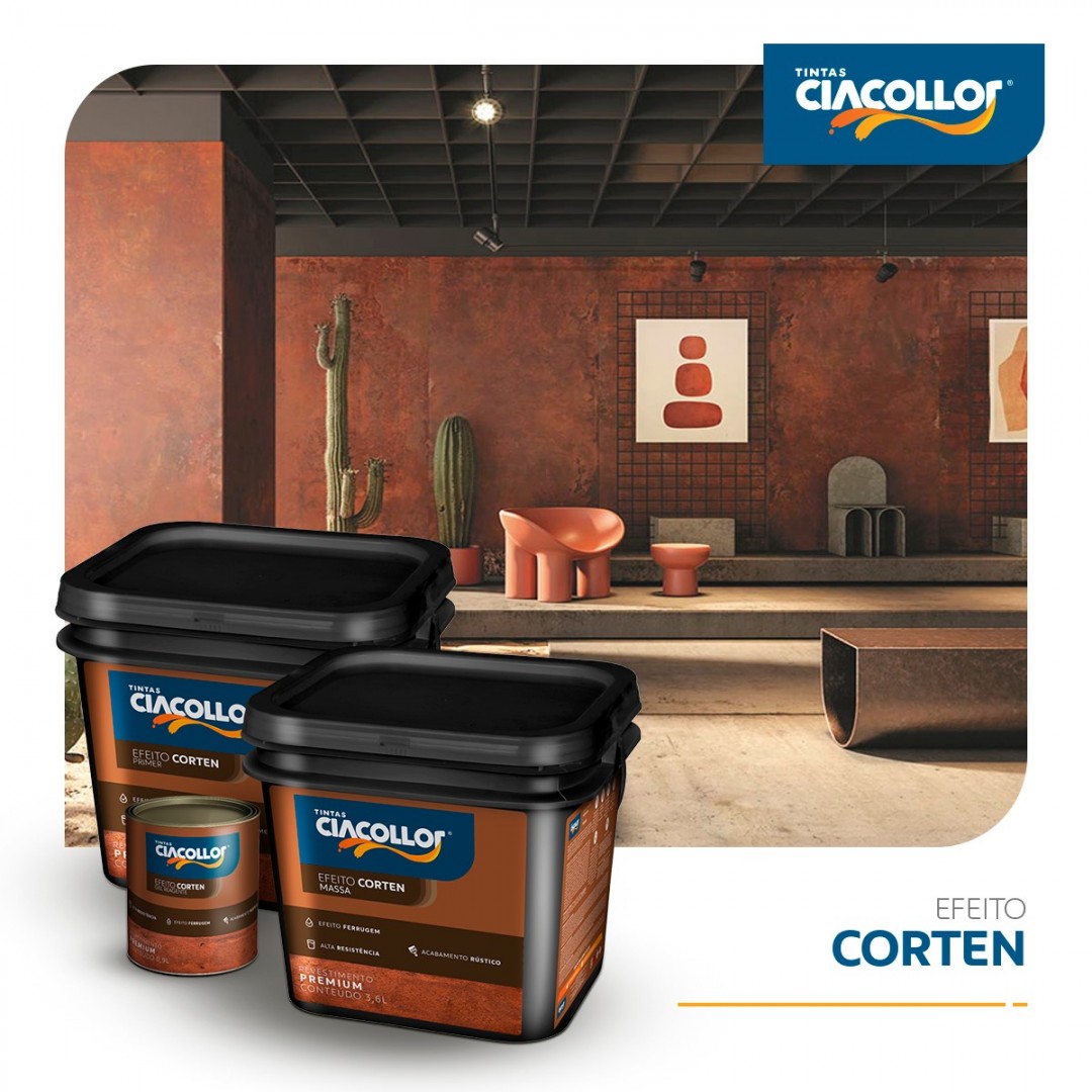 EFEITO AÇO CORTEN
